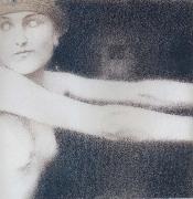 Fernand Khnopff Study of a Woman oil
